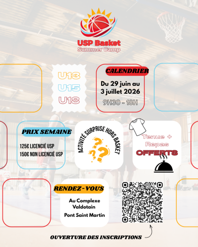 Affiche Summer Camp 2026 - Info